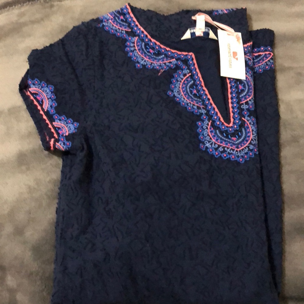 Starfish Burn Out Tunic Dress